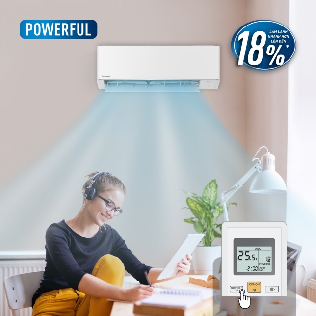 Điều hòa Panasonic 12000BTU RU12CKH-8D 1 chiều inverter